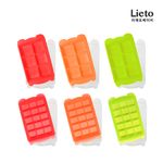 [Lieto_Baby]Lieto Silicone Baby Food Ice Cube 6 Pieces 15 Units_Embossing non-slip function_Made in KOREA